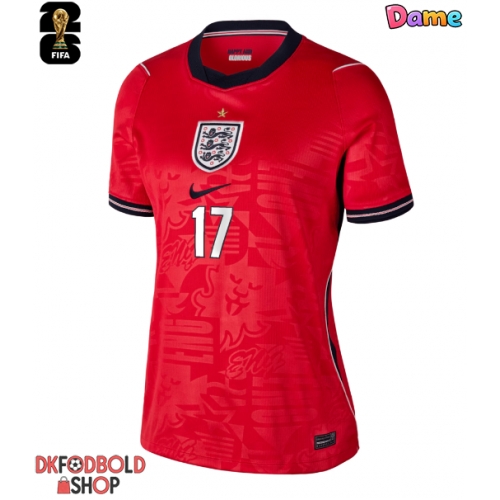 England Morgan Rogers #17 Udebanetrøje Dame VM 2026 Kort ærmer